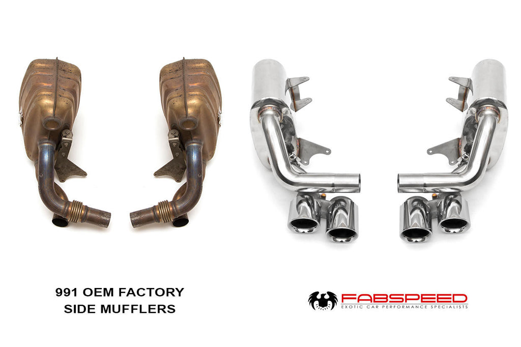 Fabspeed Motorsport Fabspeed Porsche 991 Carrera Maxflo Performance Side Exhaust System 2012-2016