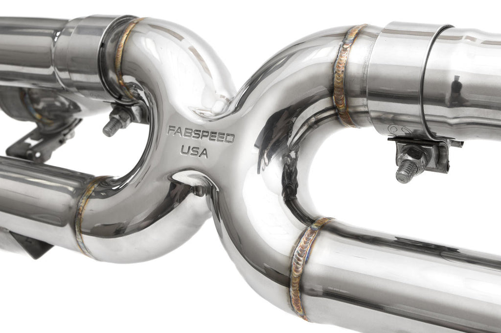 Fabspeed Motorsport Fabspeed Porsche 991 Carrera Valvetronic Center Muffler Bypass X-Pipe 3.8L and PSE Only 2012-2016
