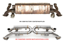 Load image into Gallery viewer, Fabspeed Motorsport Fabspeed Porsche 991 Carrera Valvetronic Center Muffler Bypass X-Pipe 3.8L and PSE Only 2012-2016