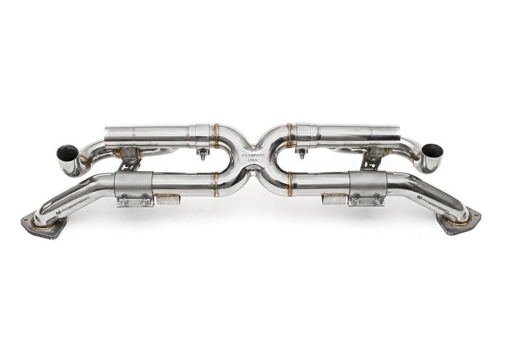 Fabspeed Motorsport Fabspeed Porsche 991 Carrera Valvetronic Center Muffler Bypass X-Pipe 3.8L and PSE Only 2012-2016
