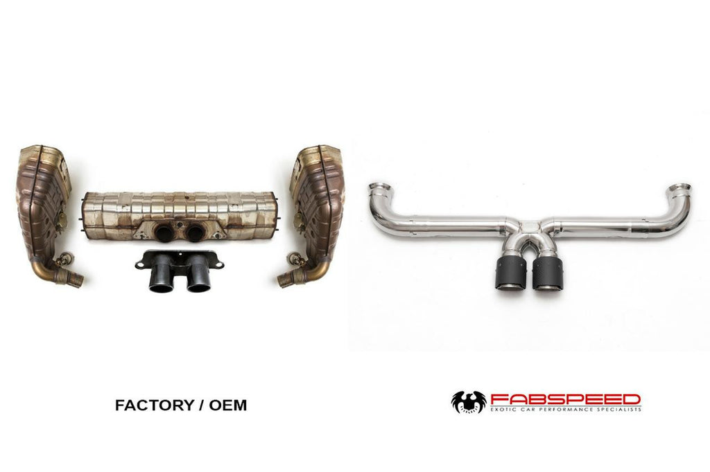 Fabspeed Motorsport Fabspeed Porsche 991 GT3 / GT3 RS Catback Competition Race X-Pipe 2014-2016