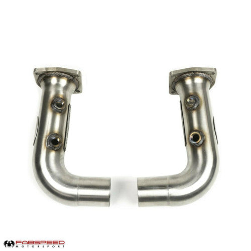 FS.POR.991T.CB-Fabspeed Porsche 991 Turbo / Turbo S Competition Link Pipes (2013-2016)-Fabspeed Motorsport