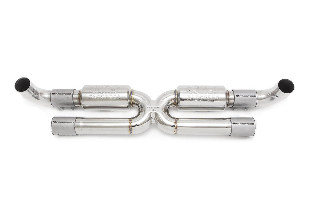 Fabspeed Motorsport Fabspeed Porsche 991.2 Carrera Center Muffler Bypass X-Pipe for Base 2017-2019