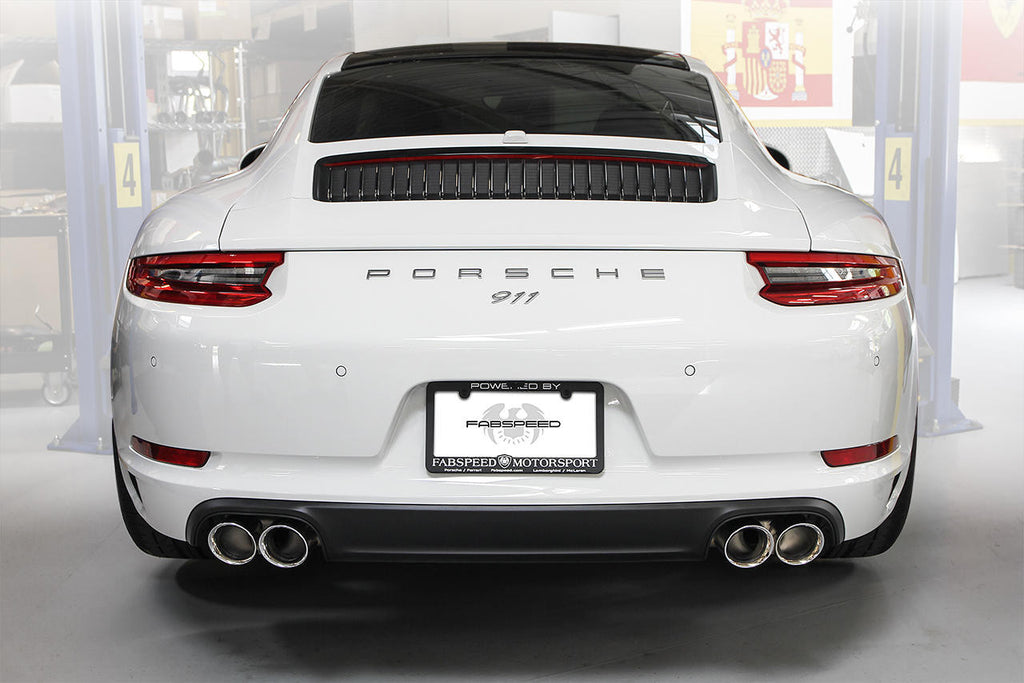 Fabspeed Motorsport Fabspeed Porsche 991.2 Carrera Deluxe Quad Tips 2017-2019