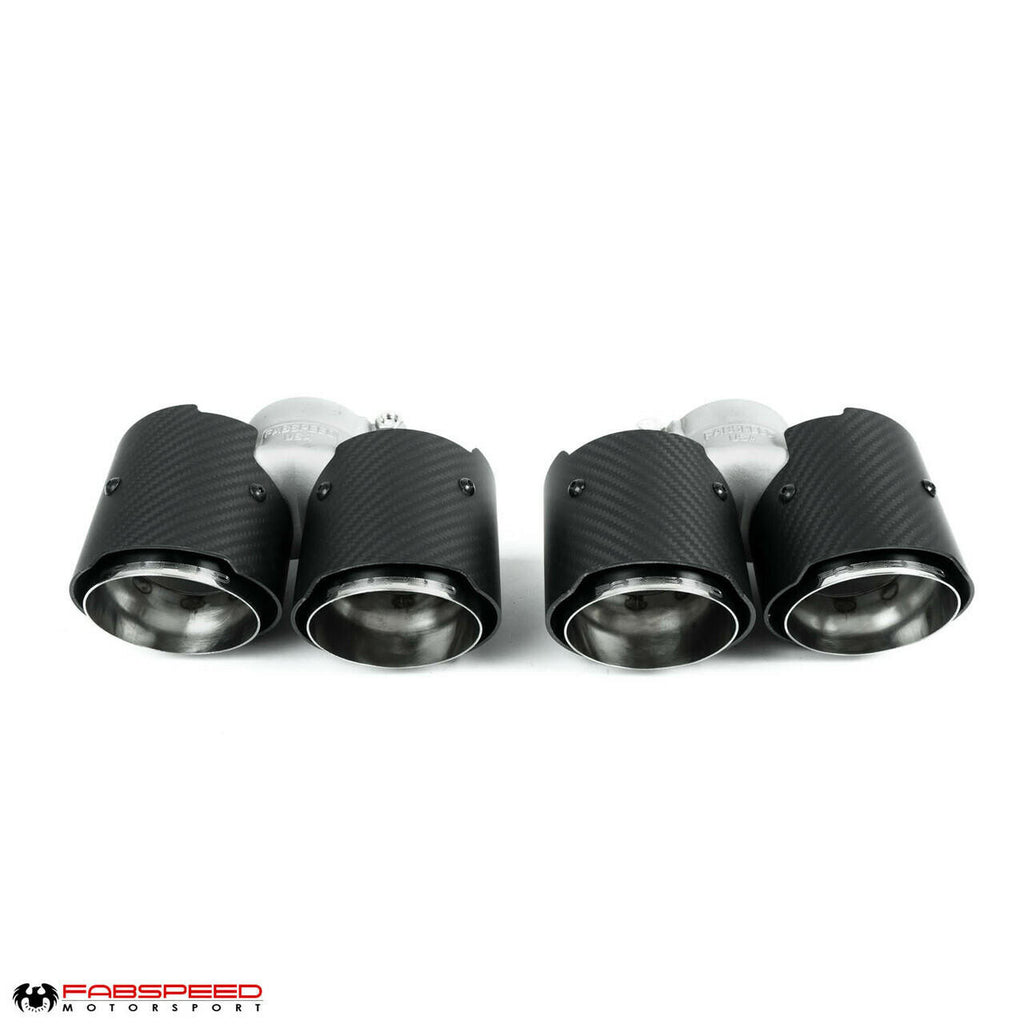 Fabspeed Motorsport Fabspeed Porsche 991.2 Carrera Deluxe Quad Tips 2017-2019