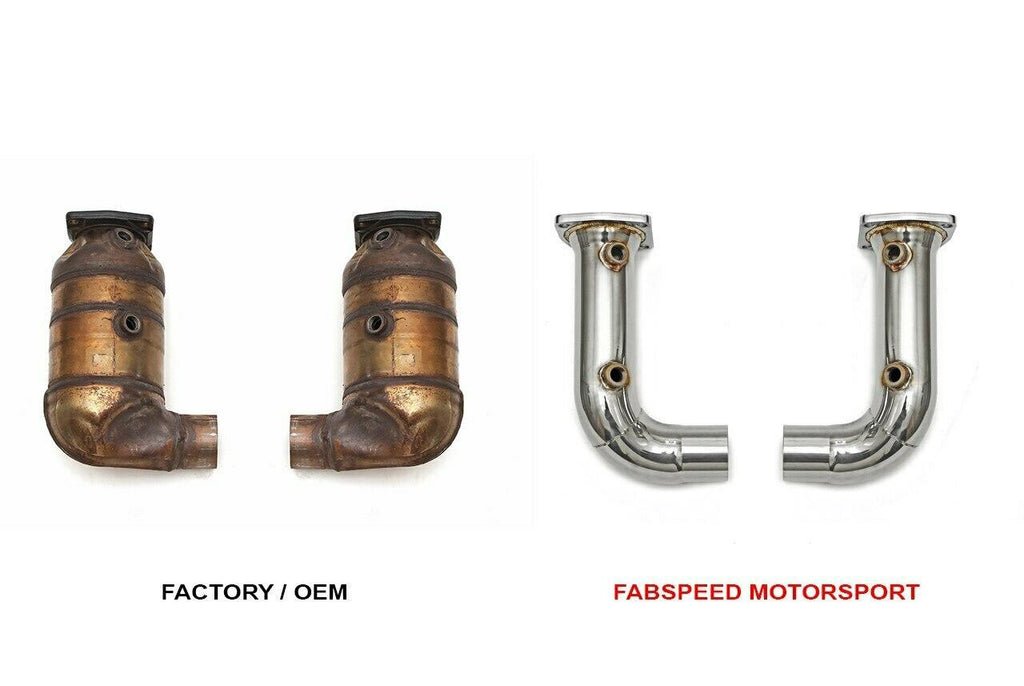 Fabspeed Motorsport Fabspeed Porsche 991.2 Turbo / Turbo S Cat Bypass Pipes 2017
