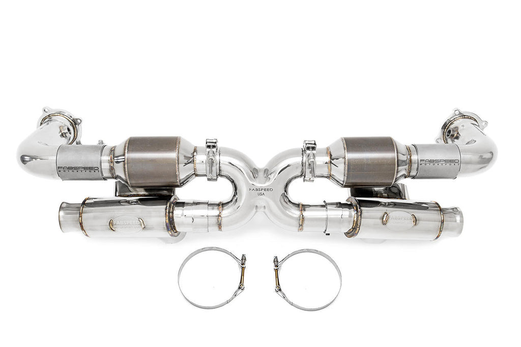 Fabspeed Motorsport Fabspeed Porsche 993 Turbo Modular Sport Catalytic Converter X-Pipe 1995-1998