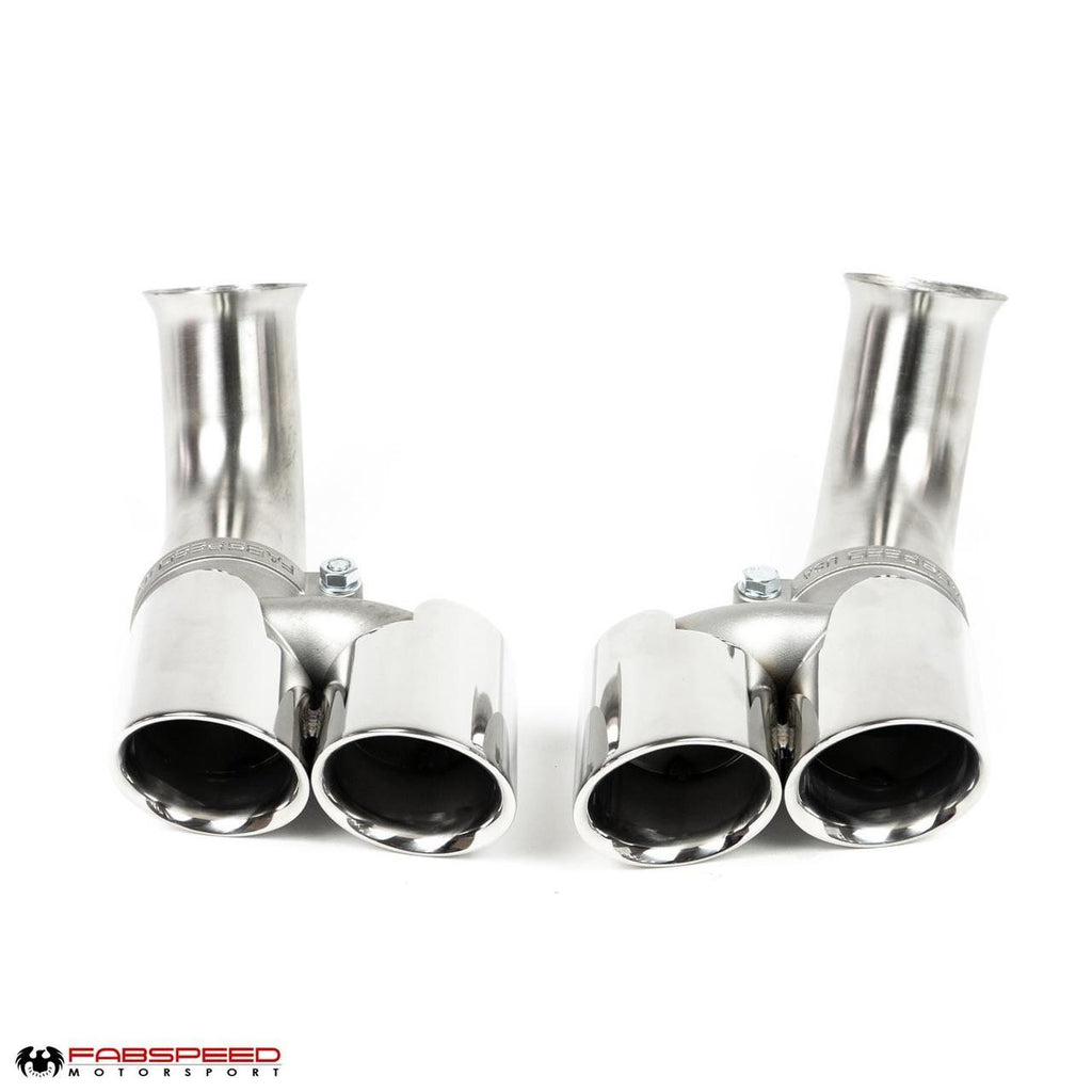 Fabspeed Motorsport Fabspeed Porsche 996 Carrera Deluxe Quad-Style Tips - Long 2002-2004