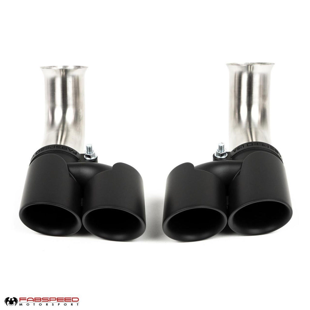 Fabspeed Motorsport Fabspeed Porsche 996 Carrera Deluxe Quad-Style Tips - Short 1999-2001