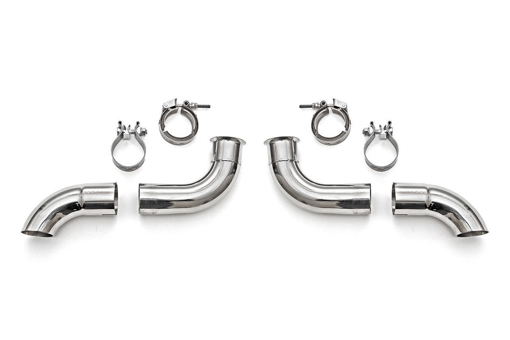 Fabspeed Motorsport Fabspeed Porsche 996 GT3 Competition Muffler Outlets w/ Adjustable Turndowns