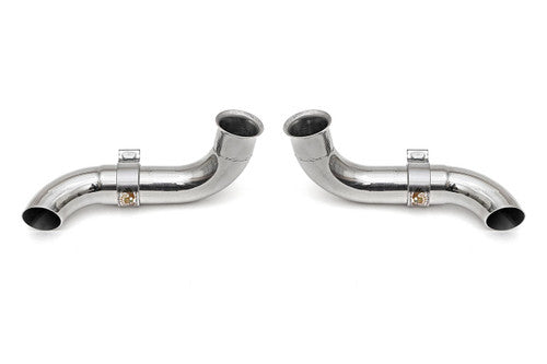 FS.POR.996GT3.CMO-Fabspeed Porsche 996 GT3 Competition Muffler Outlets w/ Adjustable Turndowns-Fabspeed Motorsport