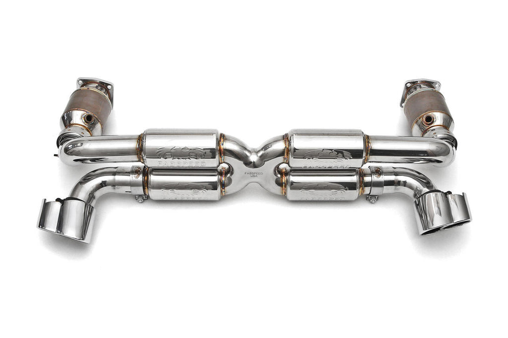Fabspeed Motorsport Fabspeed Porsche 996 Turbo Supersport 70mm X-Pipe Exhaust System 2000-2005