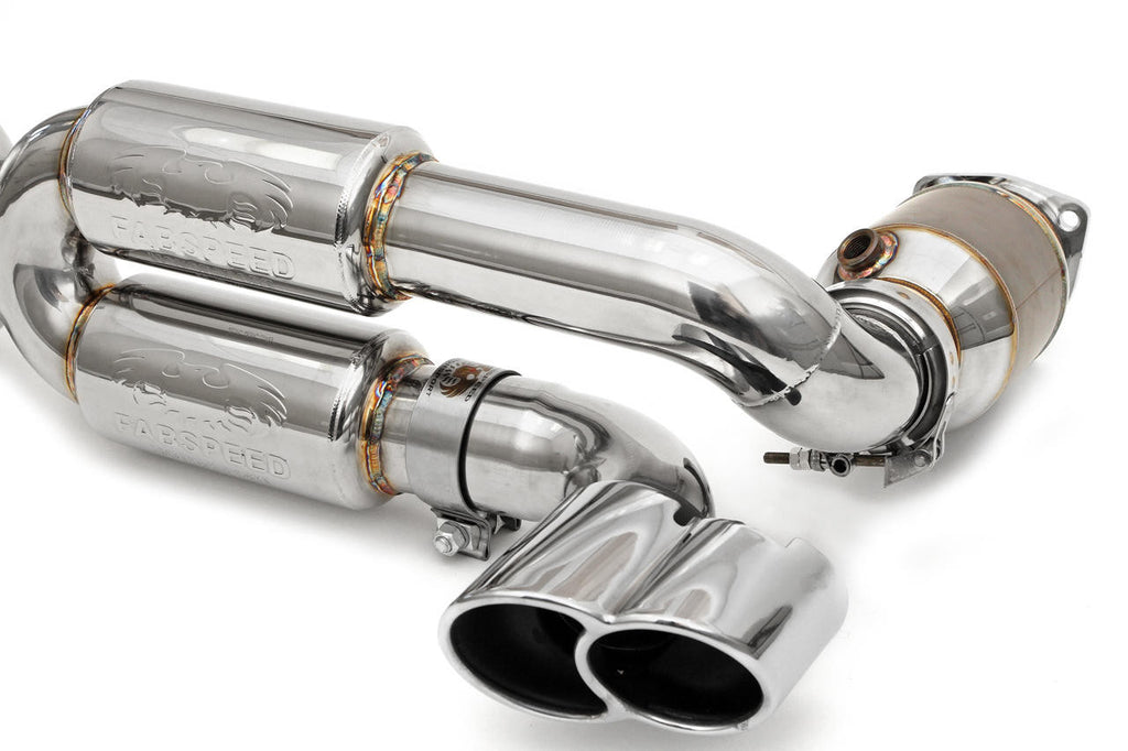 Fabspeed Motorsport Fabspeed Porsche 996 Turbo Supersport 70mm X-Pipe Exhaust System 2000-2005