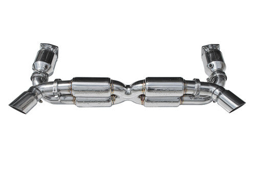 FS.POR.997GT2.SSX-Fabspeed Porsche 997 GT2 Supersport 70mm X- Pipe Exhaust System (2008-2009)-Fabspeed Motorsport
