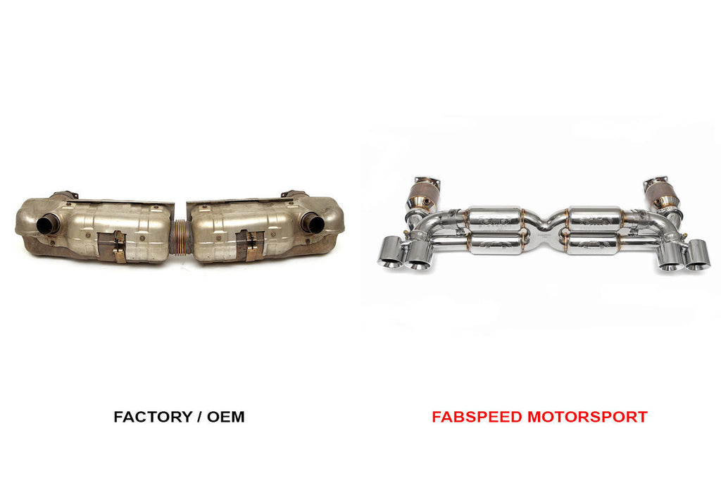 Fabspeed Motorsport Fabspeed Porsche 997 Turbo Supersport 70mm X-Pipe Exhaust System 2006-2009