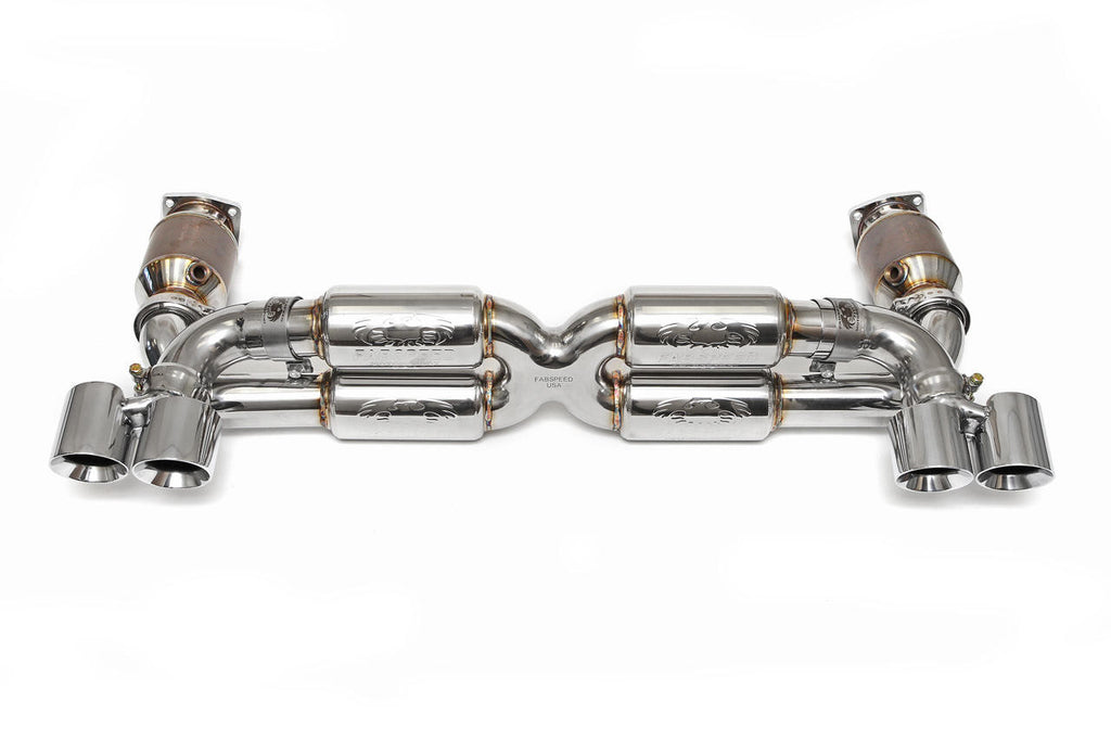 Fabspeed Motorsport Fabspeed Porsche 997 Turbo Supersport 70mm X-Pipe Exhaust System 2006-2009