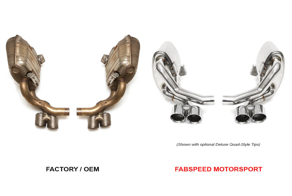 Fabspeed Motorsport Fabspeed Porsche 997.2 Carrera Maxflo Performance Side Exhaust System 2009-2012