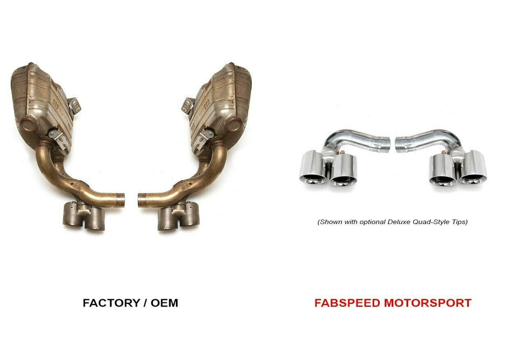 Fabspeed Motorsport Fabspeed Porsche 997.2 Carrera Side Muffler Bypass Pipes 2009-2012