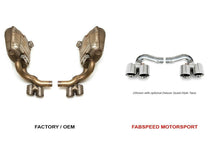 Load image into Gallery viewer, Fabspeed Motorsport Fabspeed Porsche 997.2 Carrera Side Muffler Bypass Pipes 2009-2012