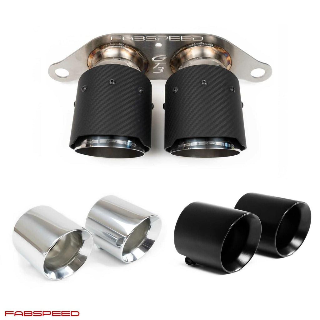Fabspeed Motorsport Fabspeed Porsche 997.2 GT3 / GT3 RS Deluxe Dual Style Tips 2010-2011
