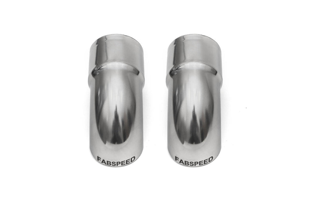 Fabspeed Motorsport Fabspeed Porsche Competition Slip-On Turndown Tips 2.50/63.5mm ID - Fabspeed Exhausts Only