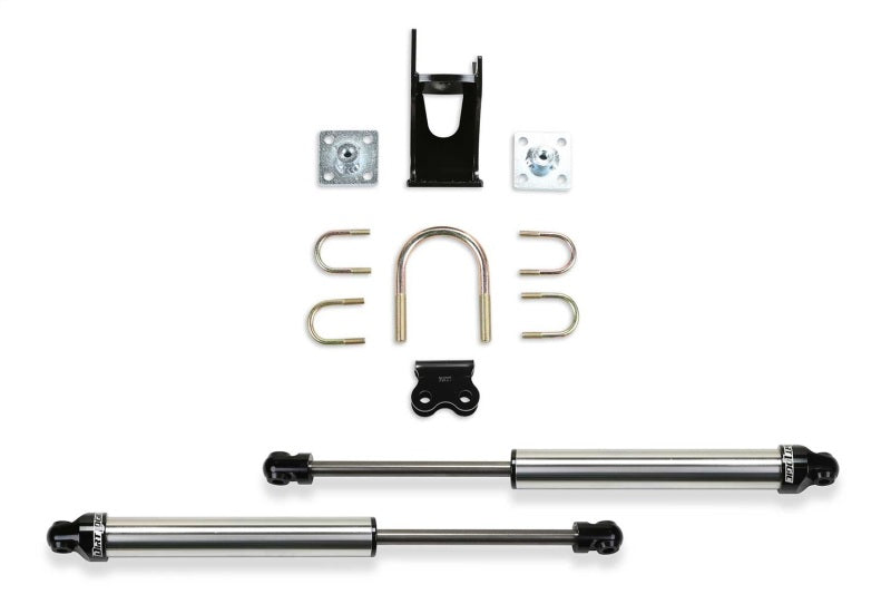 Fabtech 05-21 Ford F250/350 4WD Dual Steering Stabilizer System (Opposing Style) w/DL 2.25 Shocks - Black Ops Auto Works