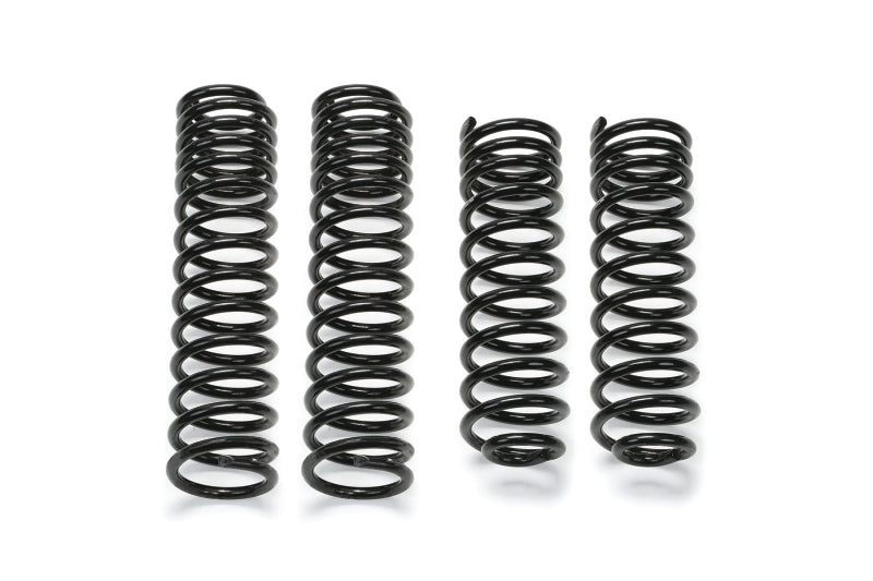 Fabtech 07-18 Jeep JK 4WD 4-Door 5in Front & Rear Long Travel Coil Spring Kit-Lift Springs-Fabtech-674866101739-