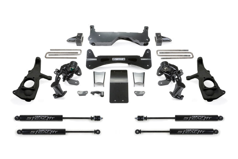 Fabtech 11-19 GM 2500HD 2/4WD 6in Rts Sys w/Stealth - Black Ops Auto Works