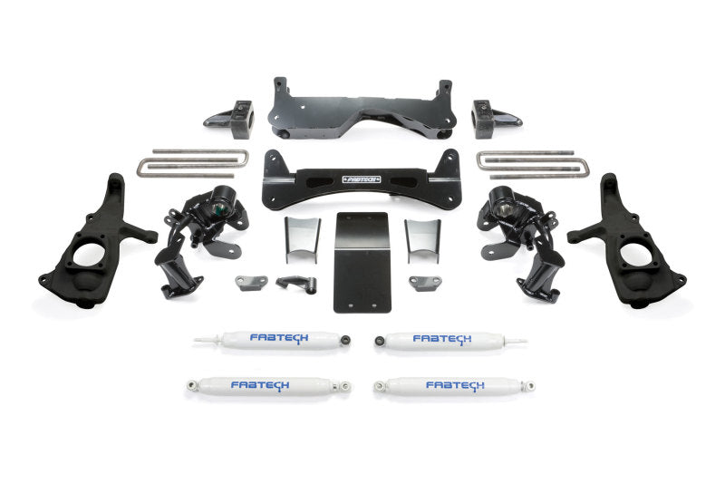 Fabtech 11-19 GM 2500HD 2WD/4WD 6in Rts Sys w/Perf Shks - Black Ops Auto Works