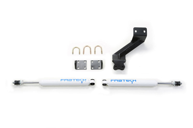 Fabtech 14-18 Ram 2500/3500 4WD Dual Steering Stabilizer System w/Perf. Shocks - Black Ops Auto Works