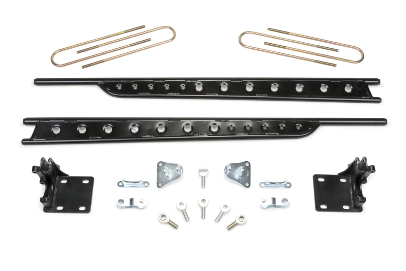 Fabtech 17-21 Ford F250/350 4WD Floating Rear Traction Bar System - Black Ops Auto Works