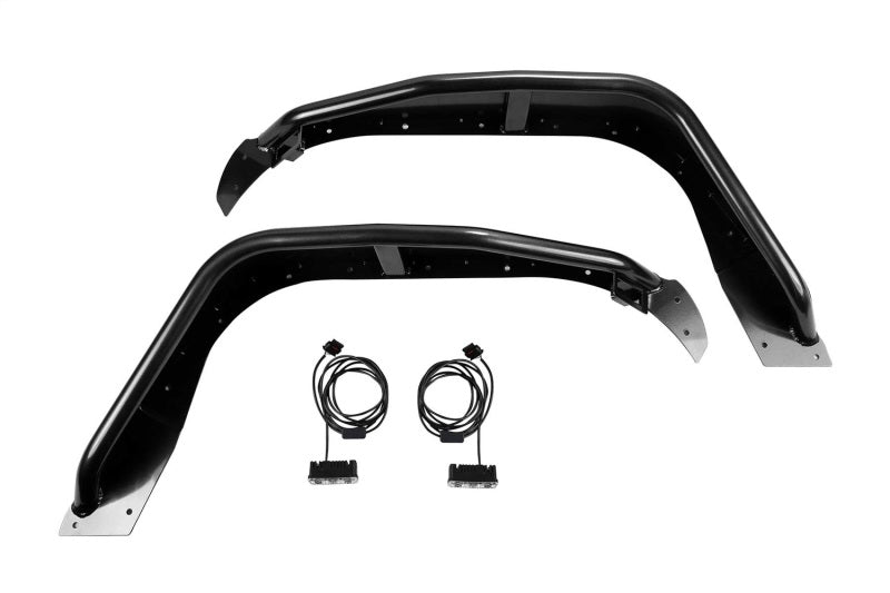 Fabtech 18-21 Jeep JL 4WD Front Steel Tube Fenders - Black Ops Auto Works