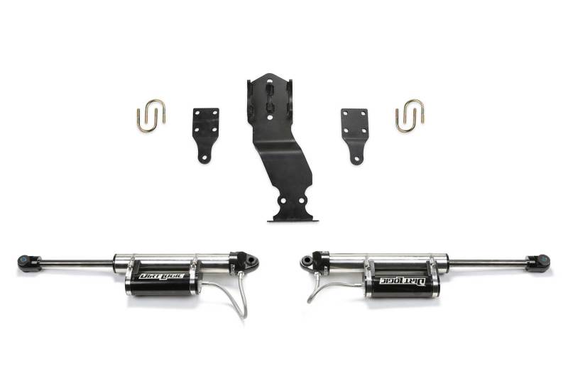 Fabtech 19-20 Ford F450/F550 4WD Dual Steering Stabilizer System w/DL 2.25 Resi Shocks - Black Ops Auto Works