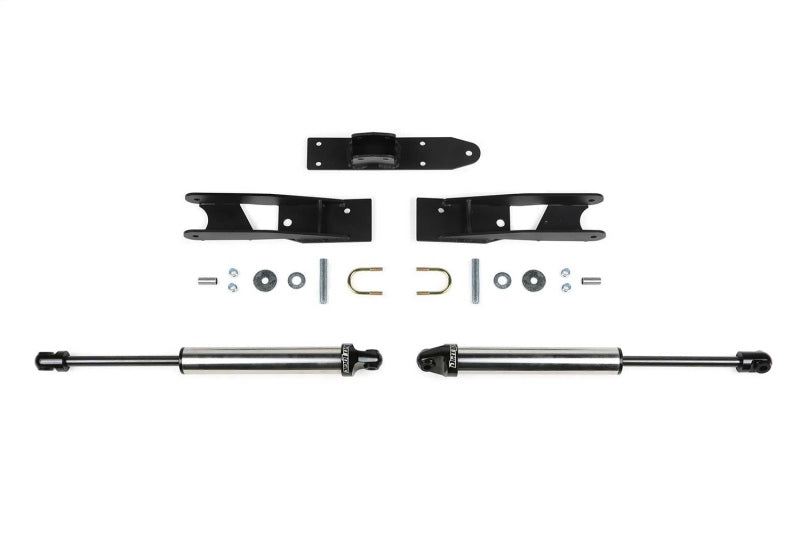 Fabtech 20-21 GM 2500HD/3500HD 4WD Dual HD Dirt Logic Steering Stabilizer - Black Ops Auto Works