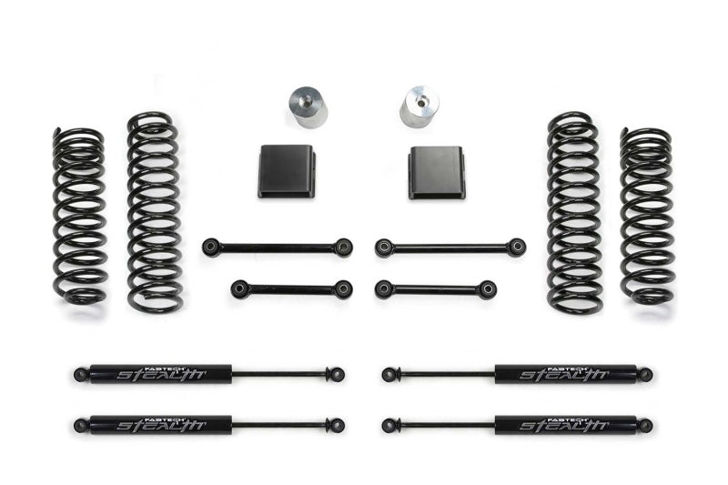 Fabtech 20-21 Jeep JT 4WD Gas 3in Sport Ii System w/Stealth - Black Ops Auto Works