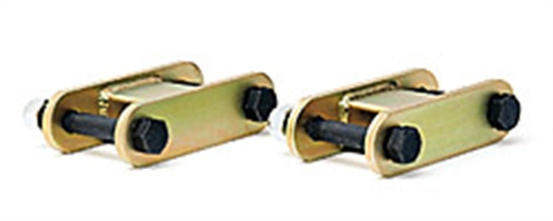 Fabtech 95.5-04 Toyota Tacoma 2WD 5 Lug Rear Shackle Kit - Black Ops Auto Works