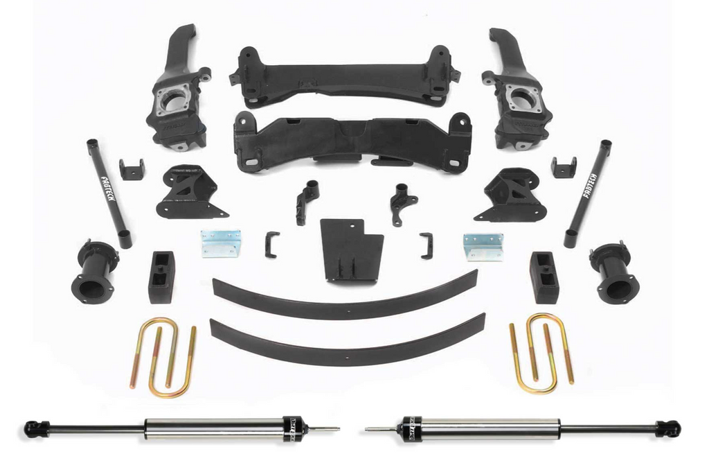 Fabtech 05-14 Toyota Tacoma 4WD/2WD 6 Lug 6in Lift System - Component Box 1 - Fabtech FTS26026BK