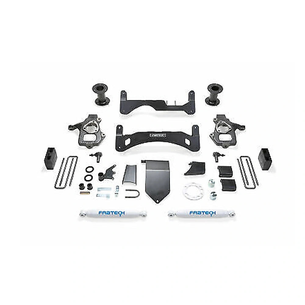 Fabtech FTS21170 Lift Kits parts on white