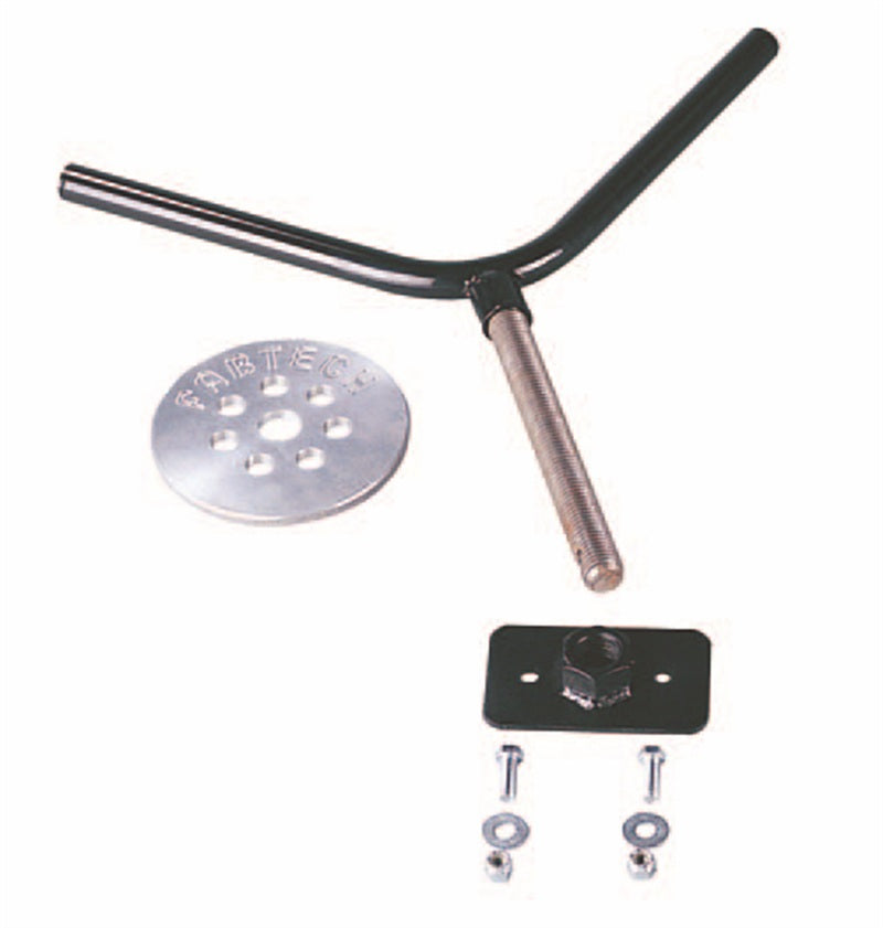 Fabtech Universal Spare Tire Flat Mount - Black - Black Ops Auto Works