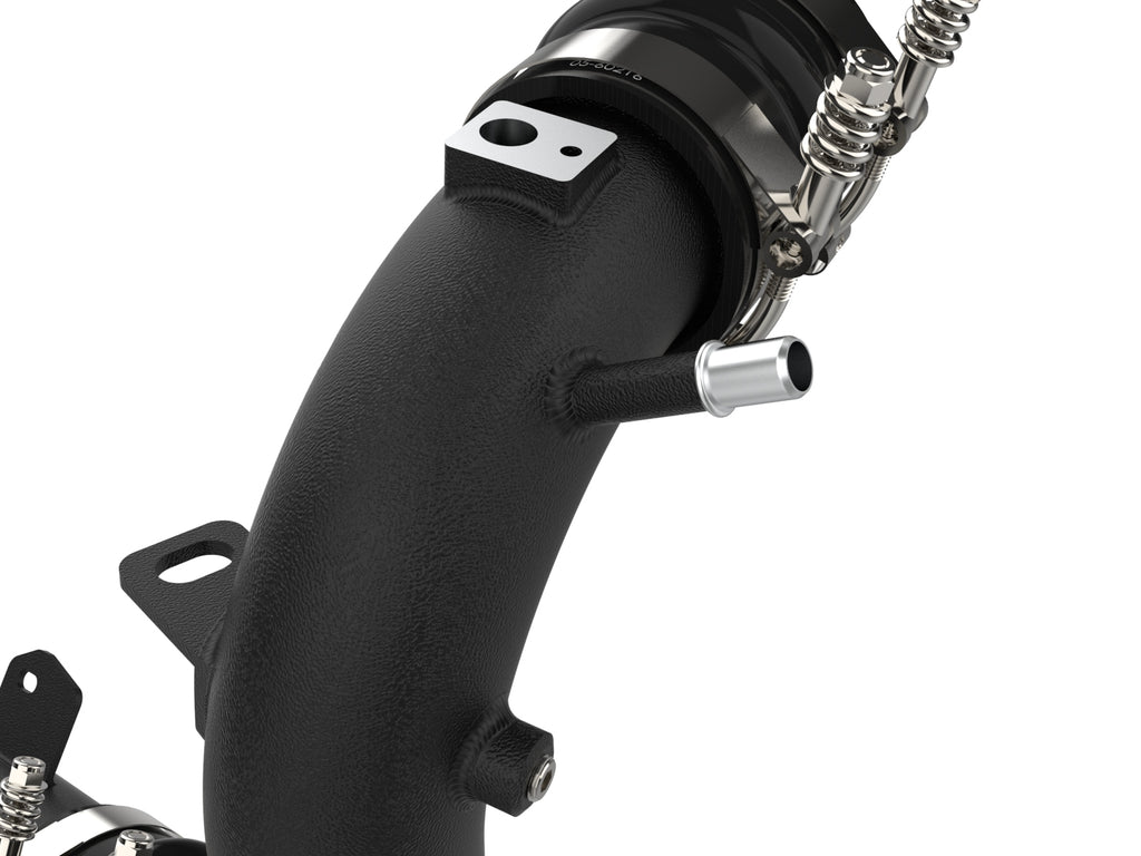 aFe aFe 21-23 Ford Bronco V6-2.7Ltt BladeRunner Alum Hot &amp; Cold Charge Pipe Kit - Black