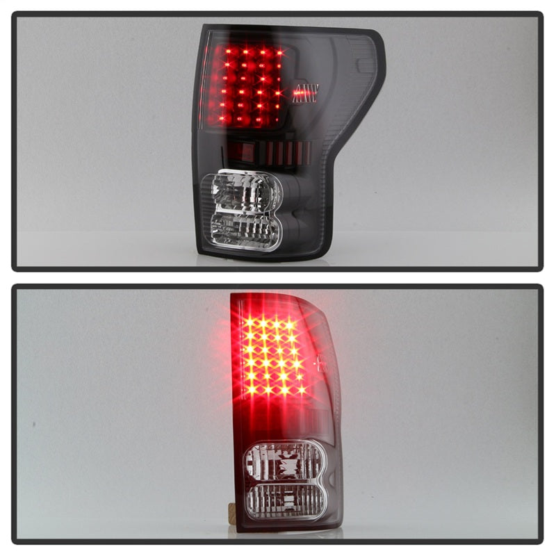 SPY5013200-Xtune Toyota Tundra 07-13 LED Tail Lights Black ALT-ON-TTU07-LED-BK-Tail Lights-SPYDER