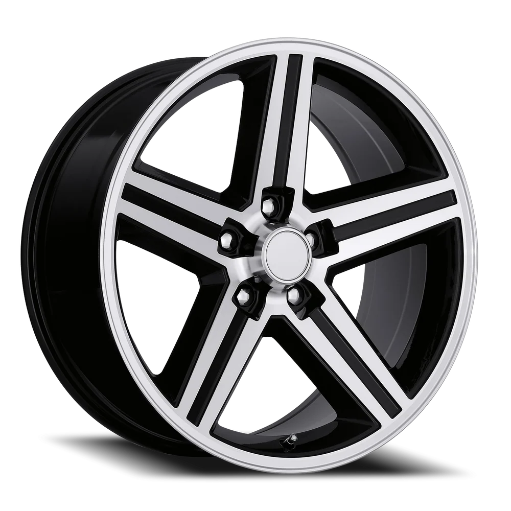 Factory Reproductions FR 11 IROC 5 Spoke Replica GBM 20x9 +15 5x120.65mm 73mm Gloss Black Machined Face – wheel product image