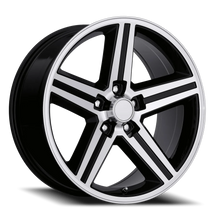Load image into Gallery viewer, Factory Reproductions FR 11 IROC 5 Spoke Replica GBM 20x9 +15 5x120.65mm 73mm Gloss Black Machined Face – wheel product image