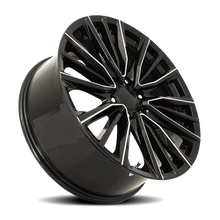 Load image into Gallery viewer, Factory Reproductions FR 205 Platinum V Replica BM 26x10 +28 6x139.7mm 78.1mm Black Ball Milled - Factory Reproductions 20561