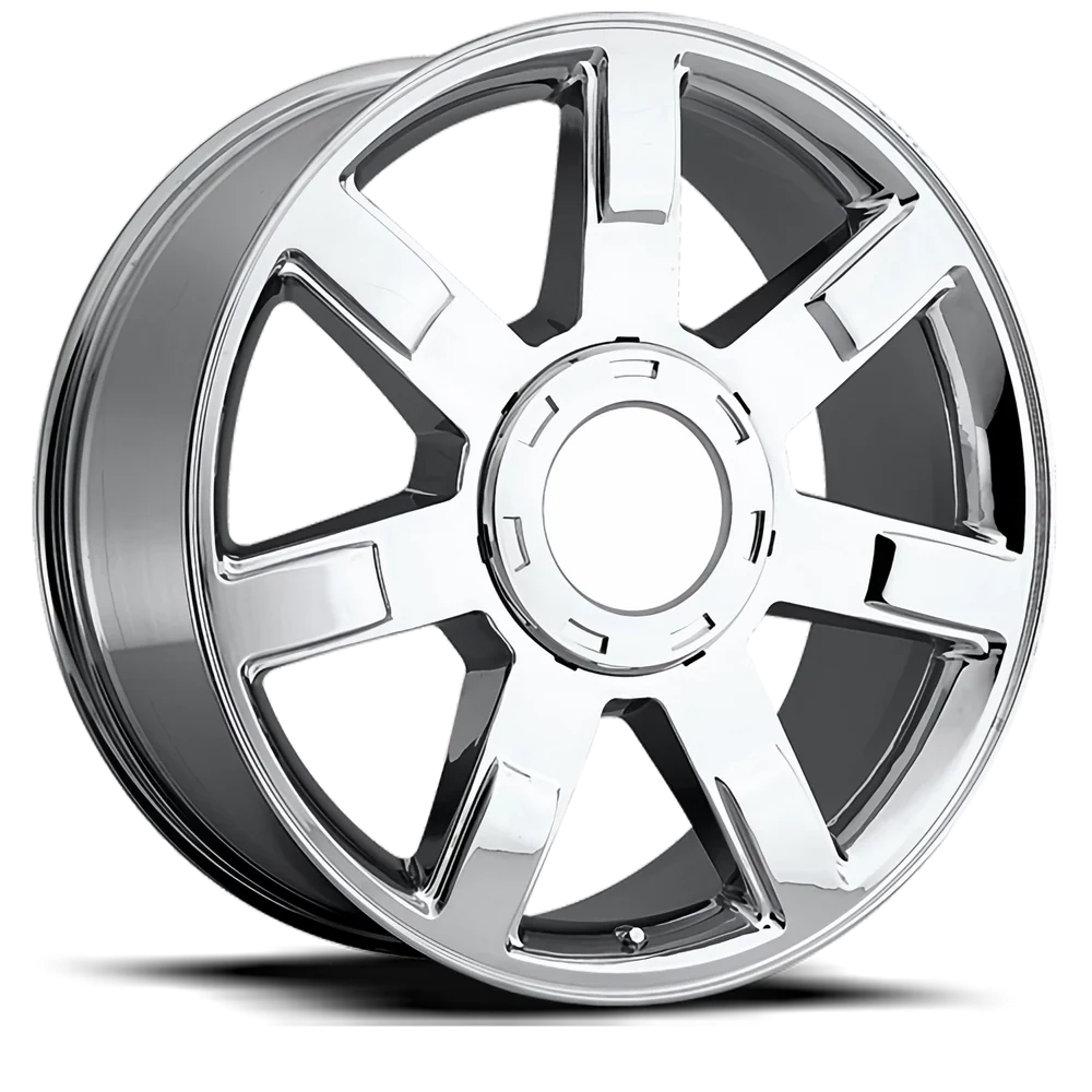Factory Reproductions FR 36 Cadillac Escalade Replica CH 22x9 +31 6x139.7mm 78.1mm Chrome – wheel product image