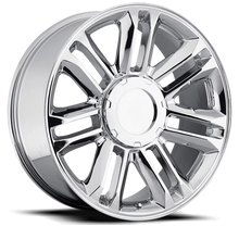 Load image into Gallery viewer, Factory Reproductions FR 39 Cadillac Escalade Platinum Replica CH 24x10 +31 6x139.7mm 78.1mm Chrome - Factory Reproductions 3