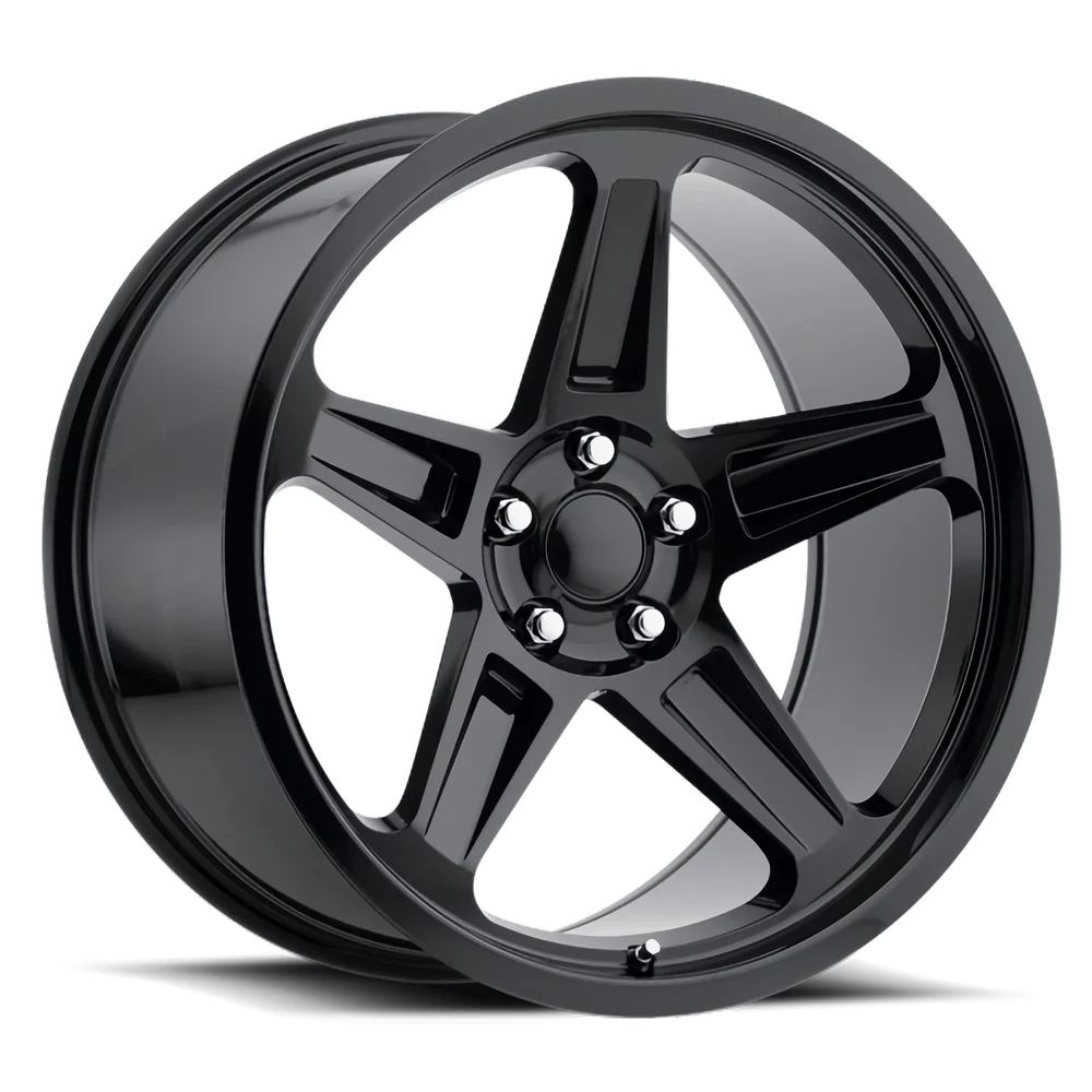 Factory Reproductions FR 73 Dodge Demon SRT Replica GB 20x9.5 +12 5x115mm 71.5mm Gloss Black – wheel product image