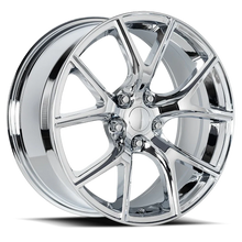 Load image into Gallery viewer, Factory Reproductions FR 75 Jeep Trackhawk Replica CH 20x9 +35 5x127mm 71.5mm Chrome – wheel product image