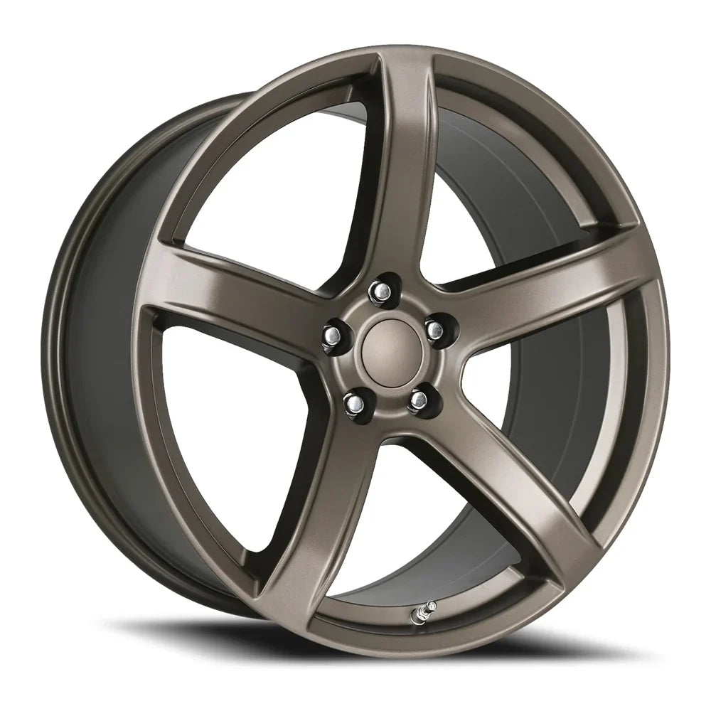 Factory Reproductions FR 77F 20x9.5 +15 5x115mm Bronze – three-quarter view