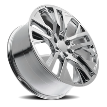 Load image into Gallery viewer, Factory Reproductions FR 96 GMC Carbonpro Replica CH 22x9 +28 6x139.7mm 78.1mm Chrome – alternate angle 2